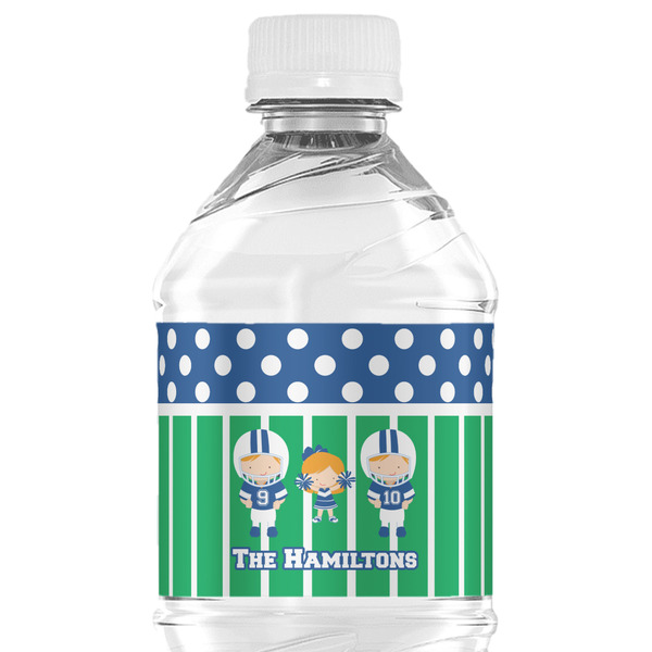 Custom Football Water Bottle Labels - Custom Sized (Personalized)
