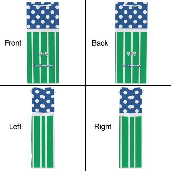 Football Wine Gift Bag - Matte - Approval