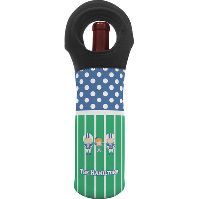Football Wine Tote Bag (Personalized)
