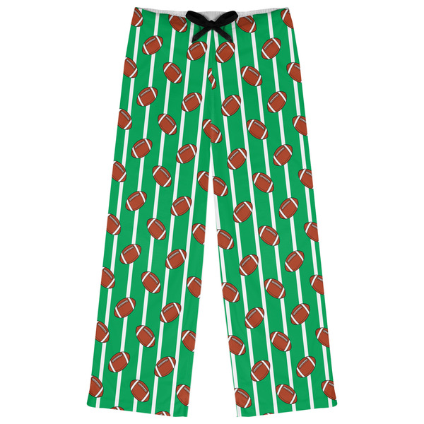 Custom Football Womens Pajama Pants - XS