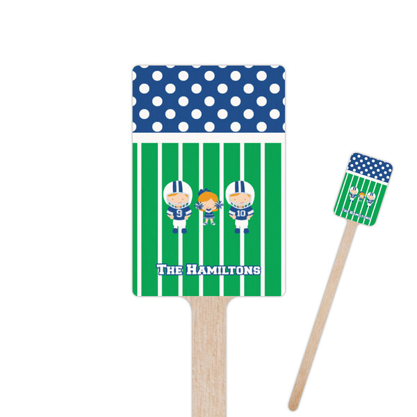 Custom Football Rectangle Wooden Stir Sticks (Personalized)