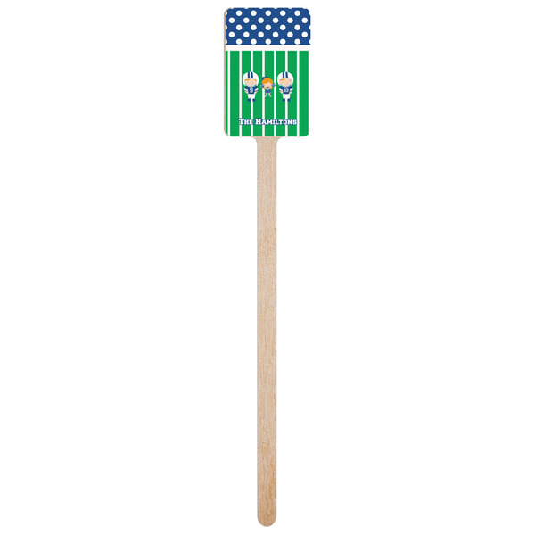 Football Wooden 6.25" Stir Stick - Rectangular - Single Stick