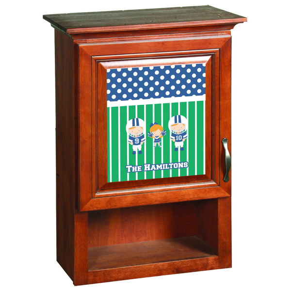 Football Wooden Cabinet Decal (Medium)