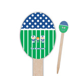 Football Oval Wooden Food Picks (Personalized)