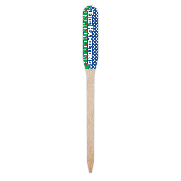 Football Wooden Food Pick - Paddle - Single Pick