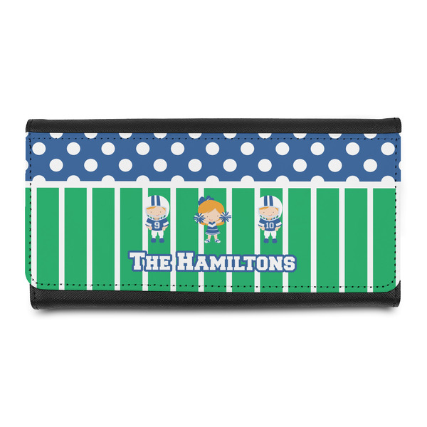 Custom Football Leatherette Ladies Wallet (Personalized)