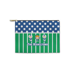 Football Zipper Pouch - Small - 8.5"x6" (Personalized)