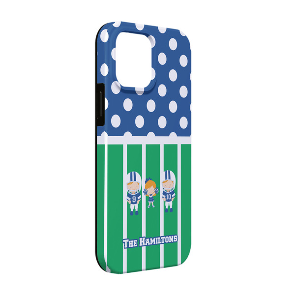 Custom Football iPhone Case - Rubber Lined - iPhone 13 (Personalized)