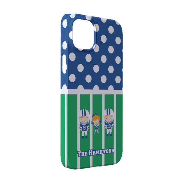 Custom Football iPhone Case - Plastic - iPhone 14 Pro (Personalized)