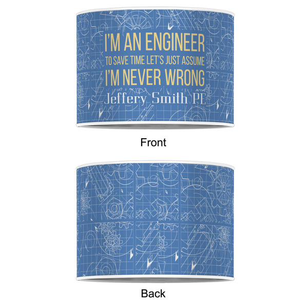 Engineer Quotes 12" Drum Lampshade - APPROVAL (Poly Film)