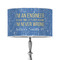 Engineer Quotes 12" Drum Lampshade - ON STAND (Poly Film)