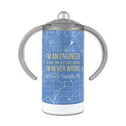 Engineer Quotes 12 oz Stainless Steel Sippy Cup (Personalized)