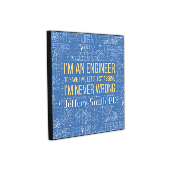 Engineer Quotes 12x12 Wood Print - Angle View