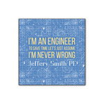 Engineer Quotes Wood Print - 12x12 (Personalized)