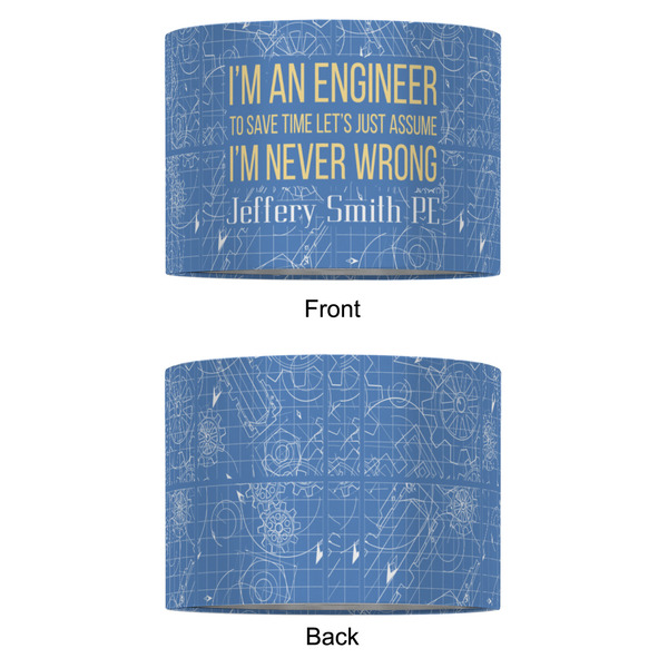 Engineer Quotes 16" Drum Lampshade - APPROVAL (Fabric)