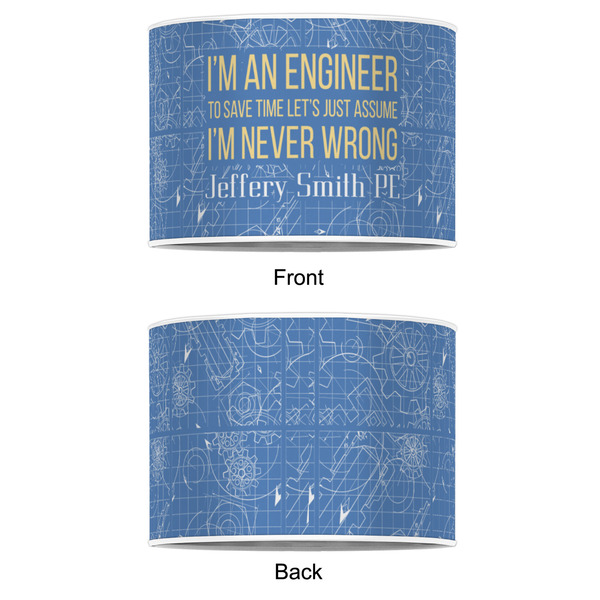 Engineer Quotes 16" Drum Lampshade - APPROVAL (Poly Film)