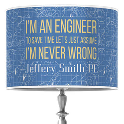 Engineer Quotes Drum Lamp Shade (Personalized)