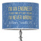 Engineer Quotes Drum Lamp Shade (Personalized)