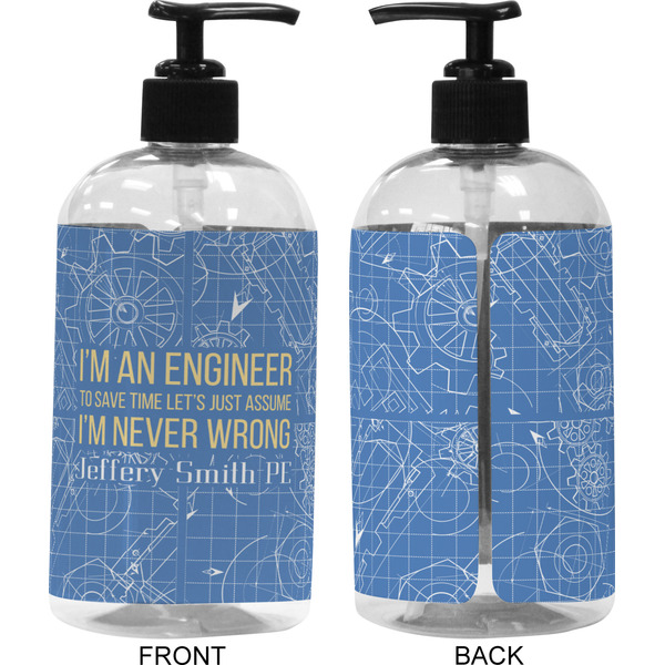 Engineer Quotes 16 oz Plastic Liquid Dispenser (Approval)