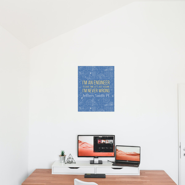 Engineer Quotes 16x20 - Matte Poster - On the Wall