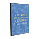 Engineer Quotes Wood Prints (Personalized)