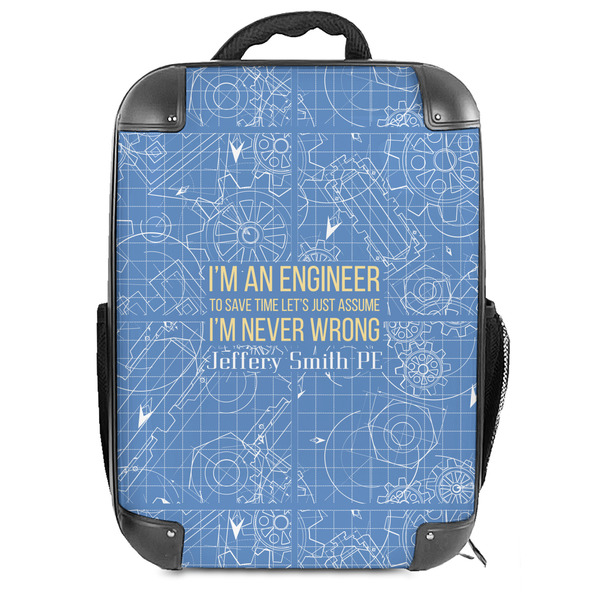 Custom Engineer Quotes Hard Shell Backpack (Personalized)