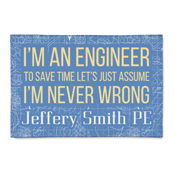 Engineer Quotes Patio Rug (Personalized)
