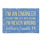 Engineer Quotes 2'x3' Patio Rug - Front/Main