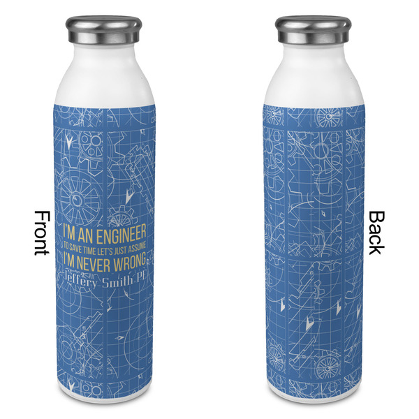 Engineer Quotes 20oz Water Bottles - Full Print - Approval
