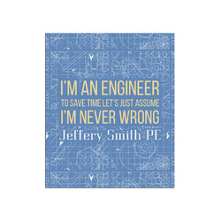 Engineer Quotes Poster - Matte - 20x24 (Personalized)