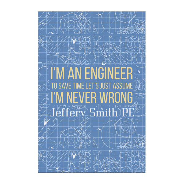 Custom Engineer Quotes Posters - Matte - 20x30 (Personalized)