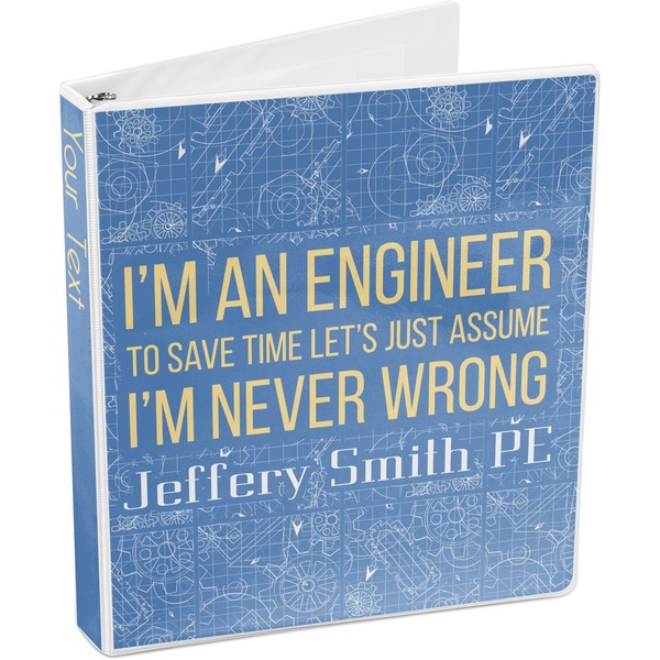 Engineer Quotes 3-Ring Binder 3/4 - Main