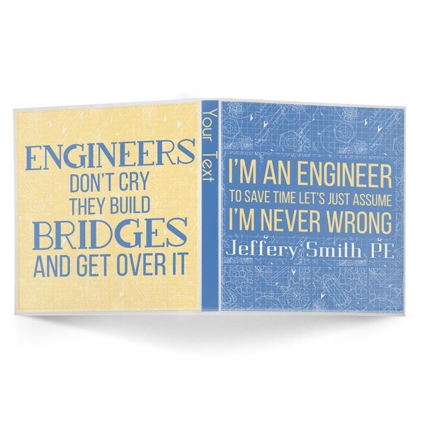 Engineer Quotes 3-Ring Binder Approval- 1in
