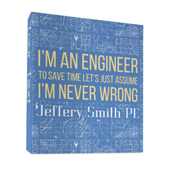 Engineer Quotes 3 Ring Binder - Full Wrap - 1" (Personalized)