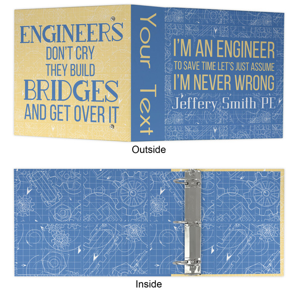 Engineer Quotes 3 Ring Binders - Full Wrap - 3" - APPROVAL