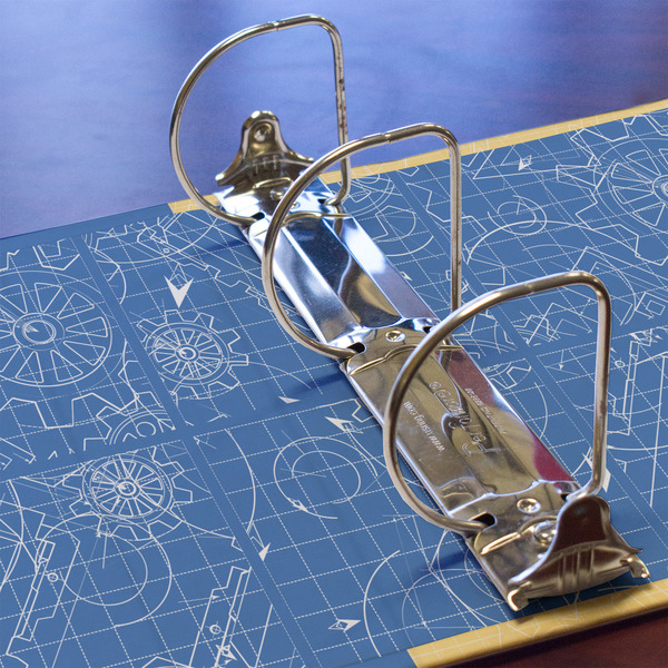 Engineer Quotes 3 Ring Binders - Full Wrap - 3" - DETAIL