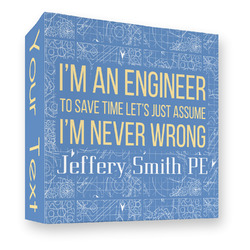 Engineer Quotes 3 Ring Binder - Full Wrap - 3" (Personalized)