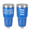 Engineer Quotes 30 oz Stainless Steel Ringneck Tumbler - Blue - Double Sided - Front & Back