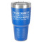 Engineer Quotes 30 oz Stainless Steel Ringneck Tumbler - Blue - Front