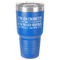 Engineer Quotes 30 oz Stainless Steel Tumbler - Royal Blue - Single-Sided (Personalized)