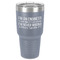 Engineer Quotes 30 oz Stainless Steel Ringneck Tumbler - Grey - Front