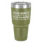Engineer Quotes 30 oz Stainless Steel Ringneck Tumbler - Olive - Front