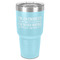 Engineer Quotes 30 oz Stainless Steel Ringneck Tumbler - Teal - Front