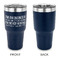 Engineer Quotes 30 oz Stainless Steel Ringneck Tumblers - Navy - Single Sided - APPROVAL