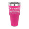 Engineer Quotes 30 oz Stainless Steel Ringneck Tumblers - Pink - FRONT