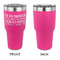 Engineer Quotes 30 oz Stainless Steel Ringneck Tumblers - Pink - Single Sided - APPROVAL