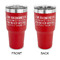 Engineer Quotes 30 oz Stainless Steel Ringneck Tumblers - Red - Double Sided - APPROVAL