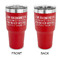 Engineer Quotes 30 oz Stainless Steel Tumbler - Red - Double Sided (Personalized)
