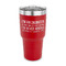 Engineer Quotes 30 oz Stainless Steel Ringneck Tumblers - Red - FRONT