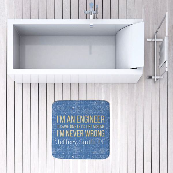 Engineer Quotes 48x48 Foam Memory Mat - LIFESTYLE